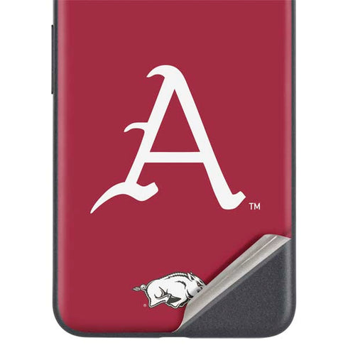 University of Arkansas-Fayetteville A Red Google Pixel 4a 5G Skin